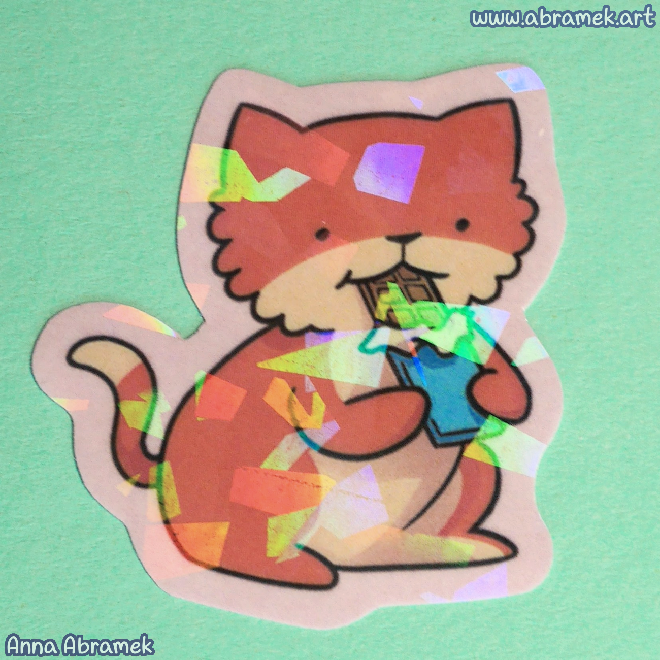 Chocolate Cat Sticker