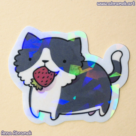 Strawberry Cat Sticker