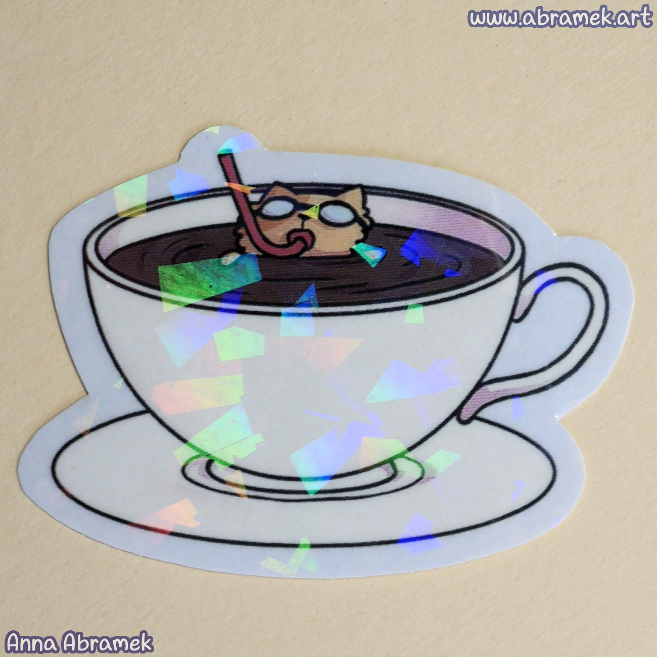 Coffee Cat Sticker
