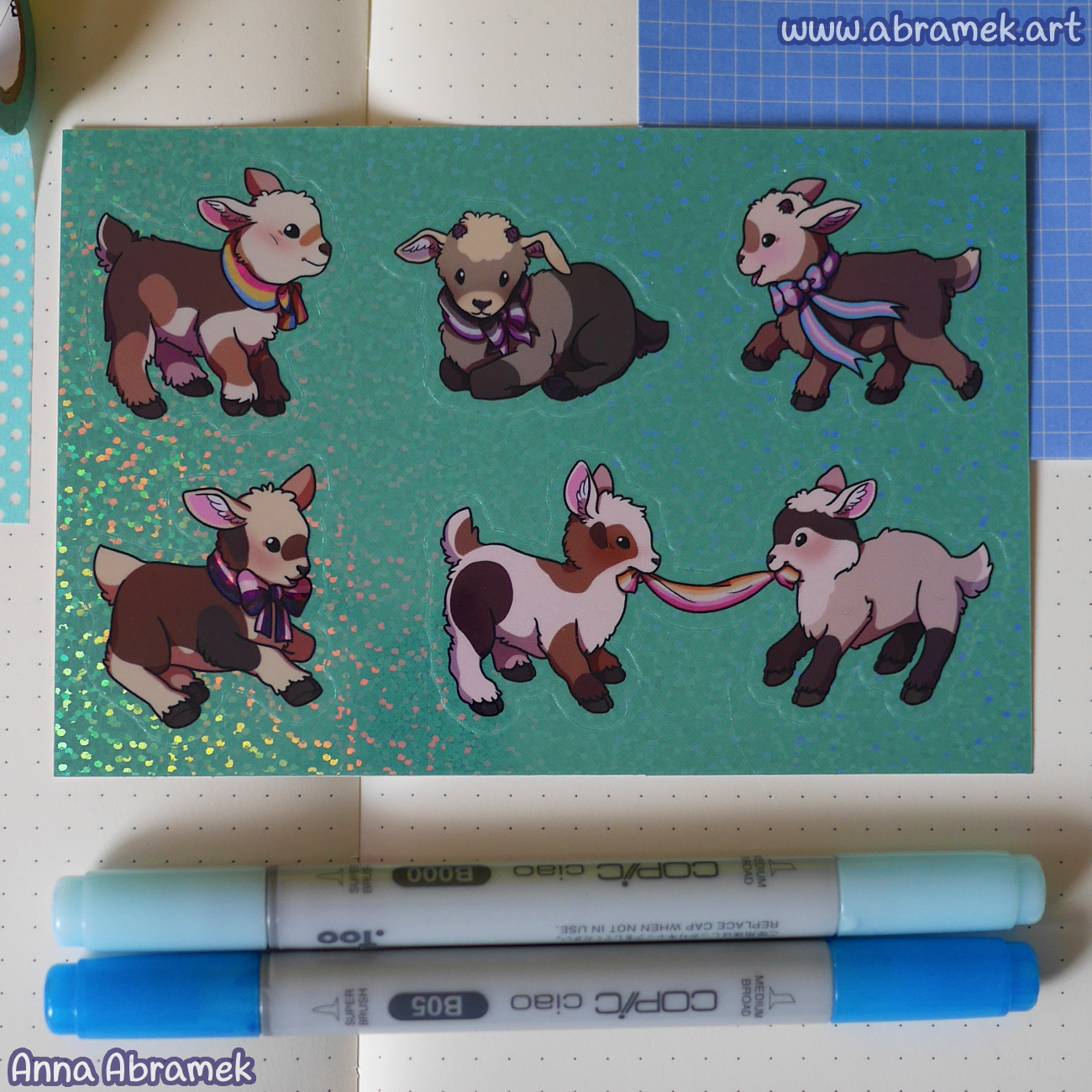 Pride Goats Sticker Sheet