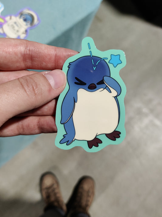 Oops Penguin Sticker