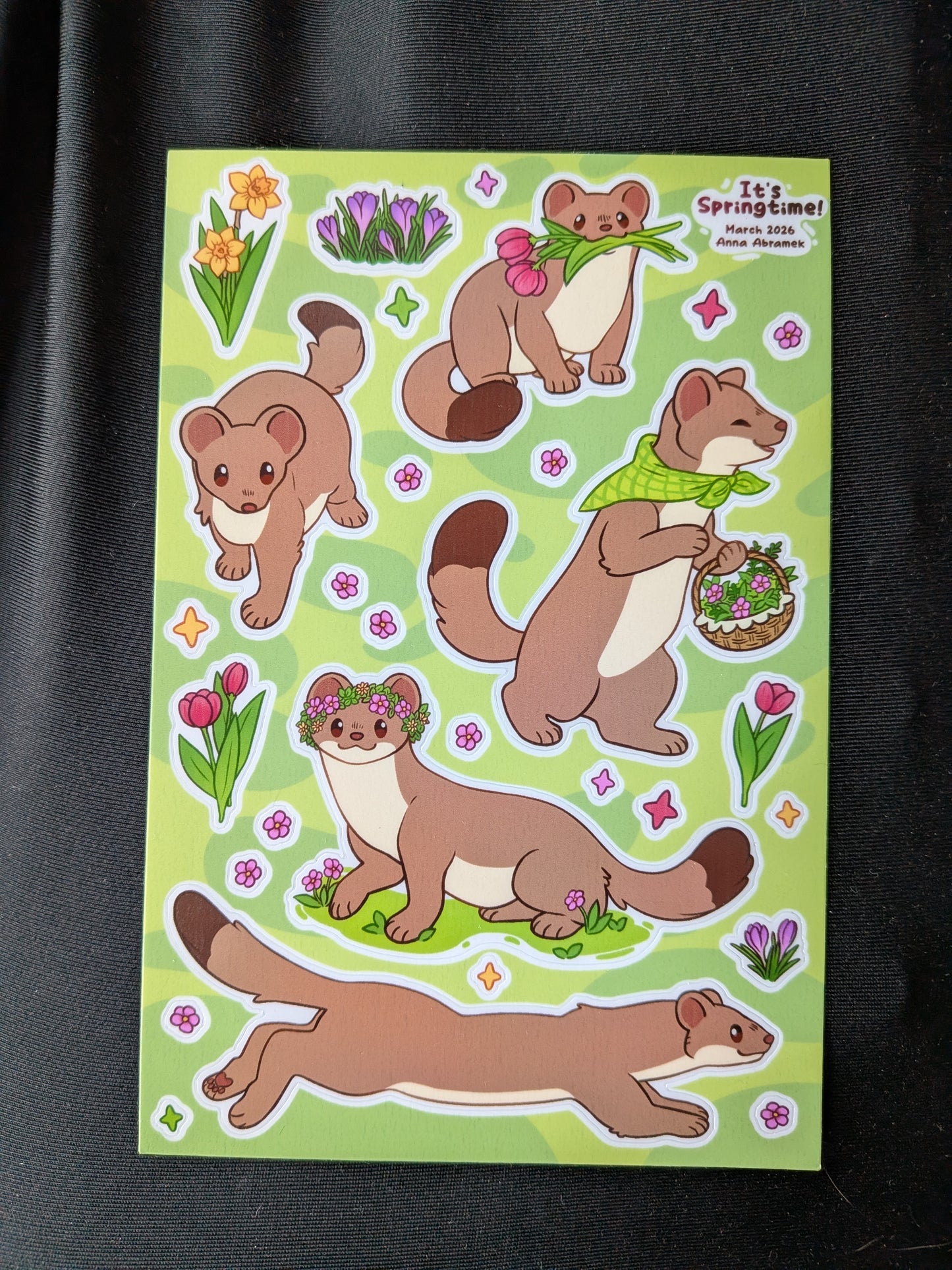 It's springtime sticker sheet