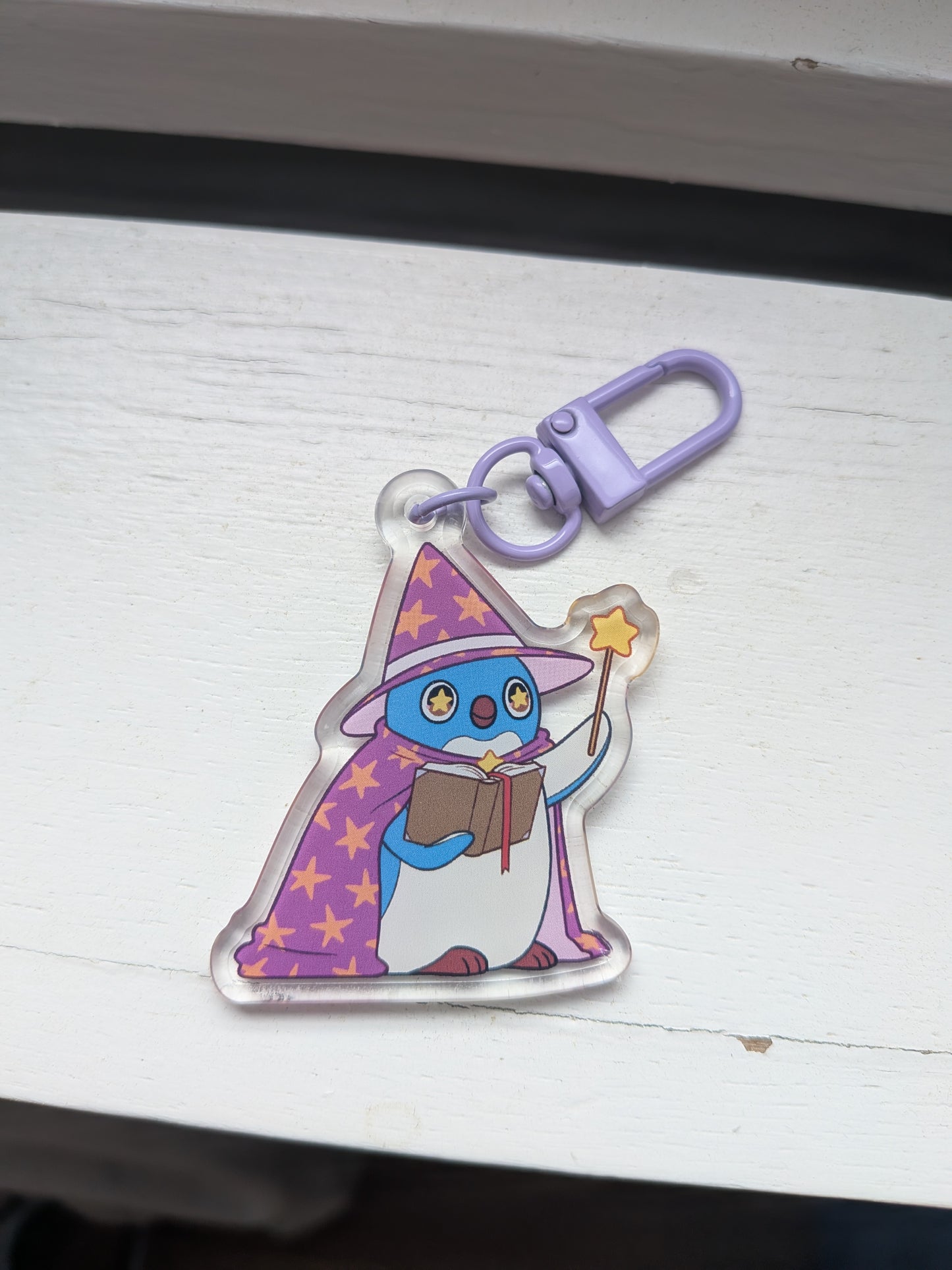 Magician Penguin Keychain