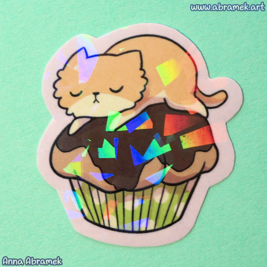 Cupcake Cat Sticker