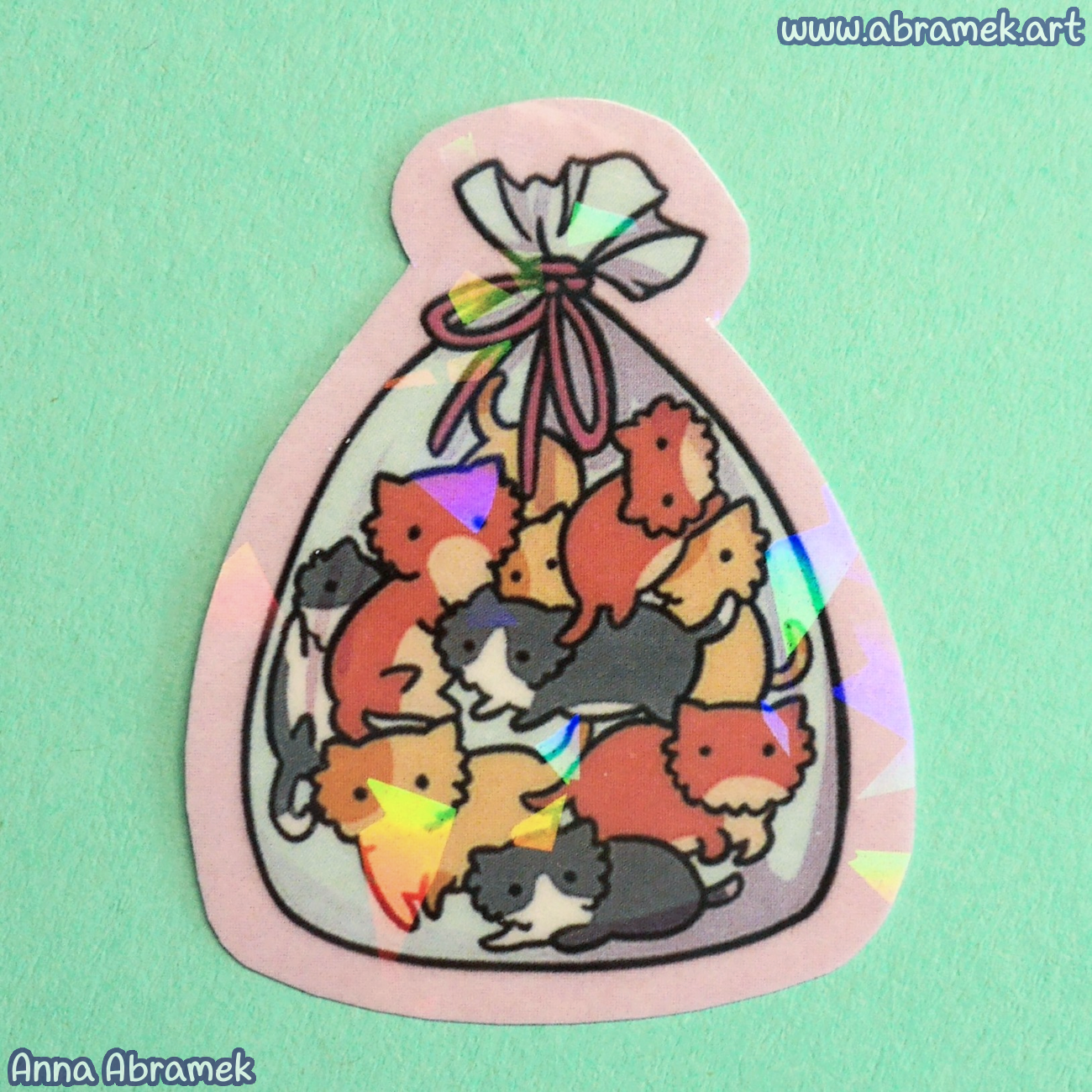 Bag Of Candy Cats Sticker