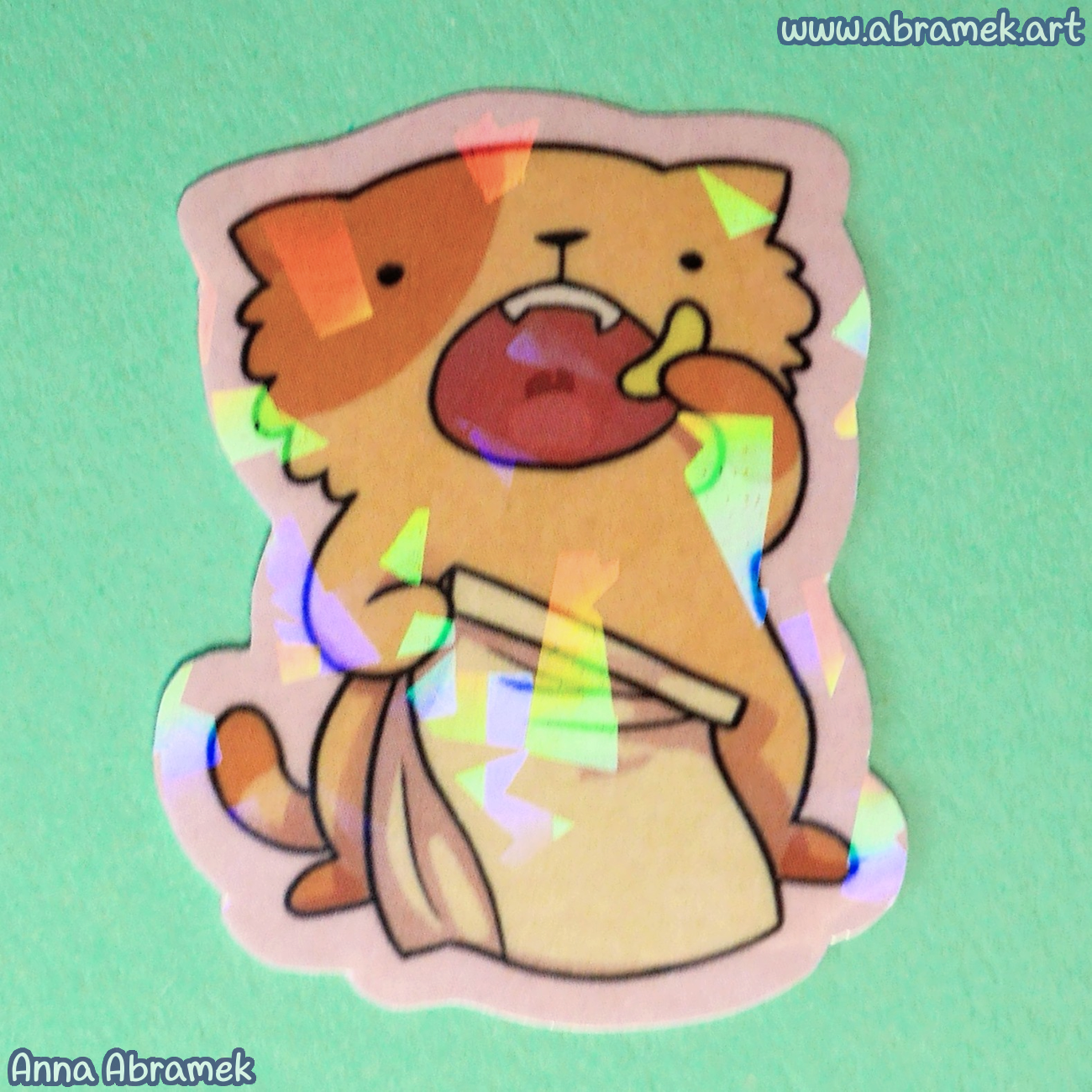 Jelly Beans Cat Sticker