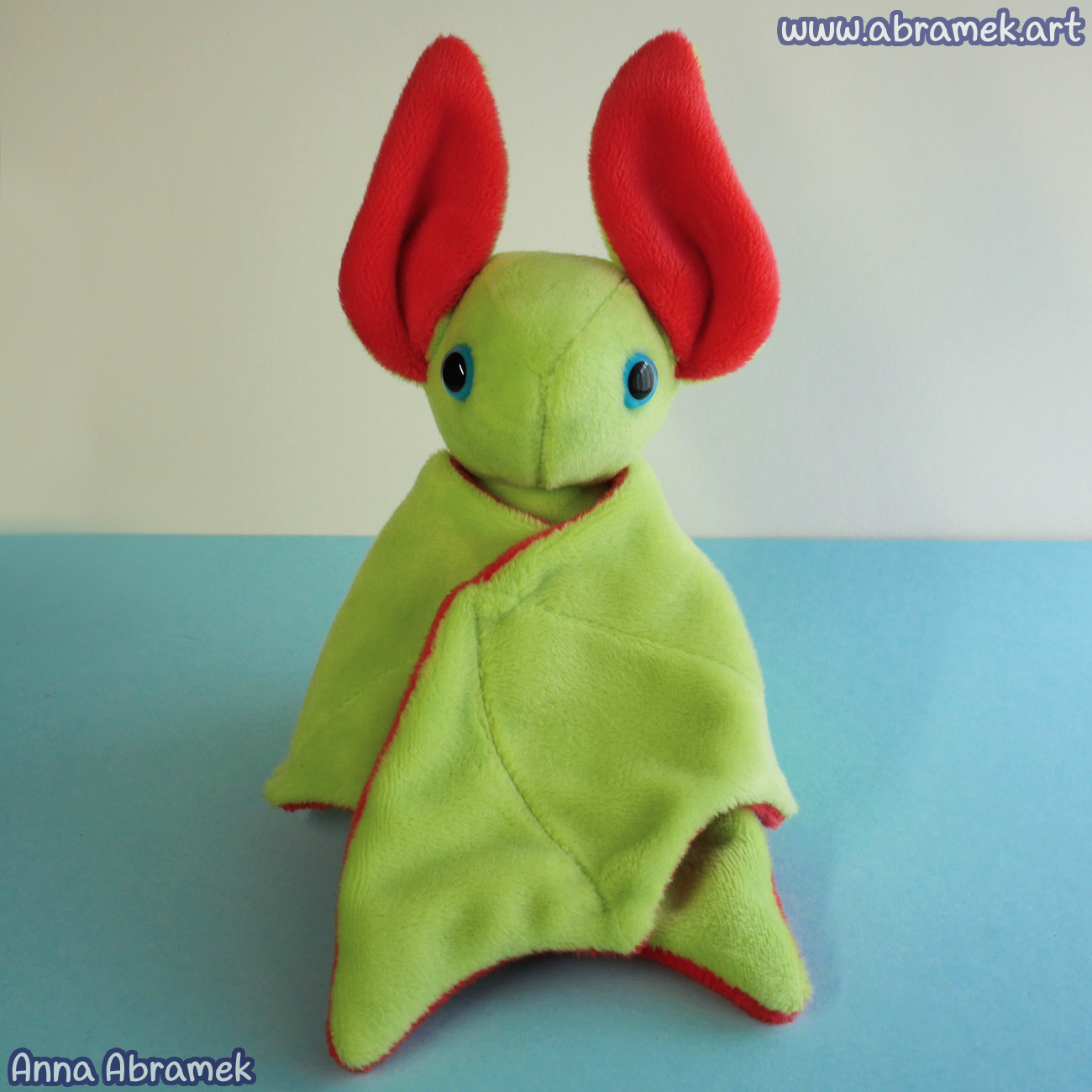 Green And Red Bat Plush