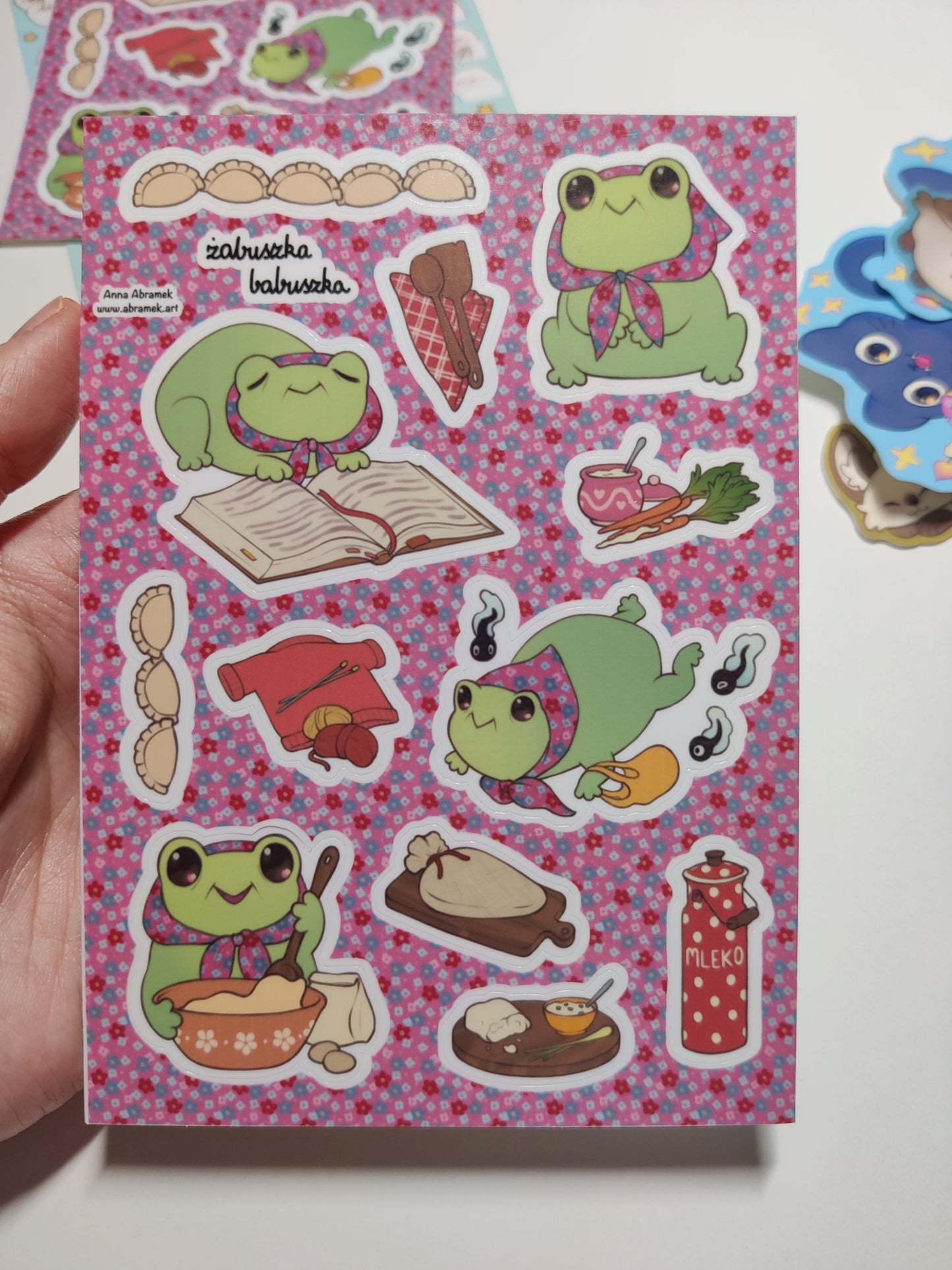 Froggy Babushka Sticker Sheet