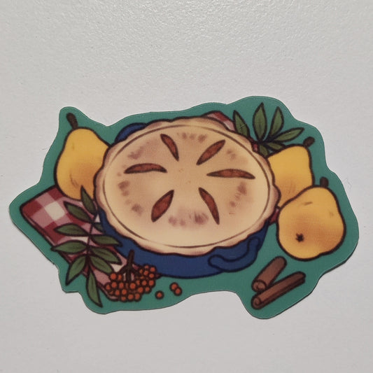 Quince Pie Sticker