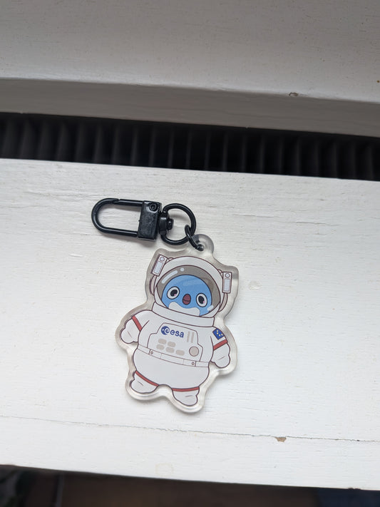 Astronaut Penguin Keychain