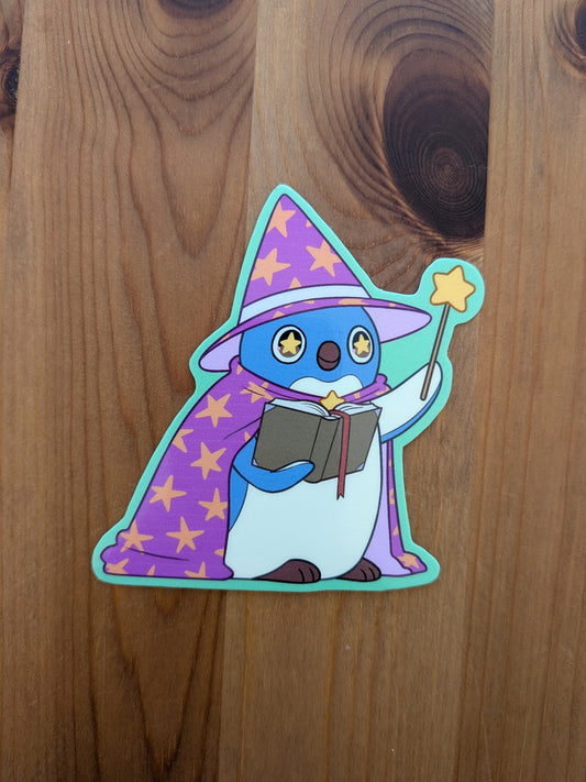 Wizard Penguin Sticker