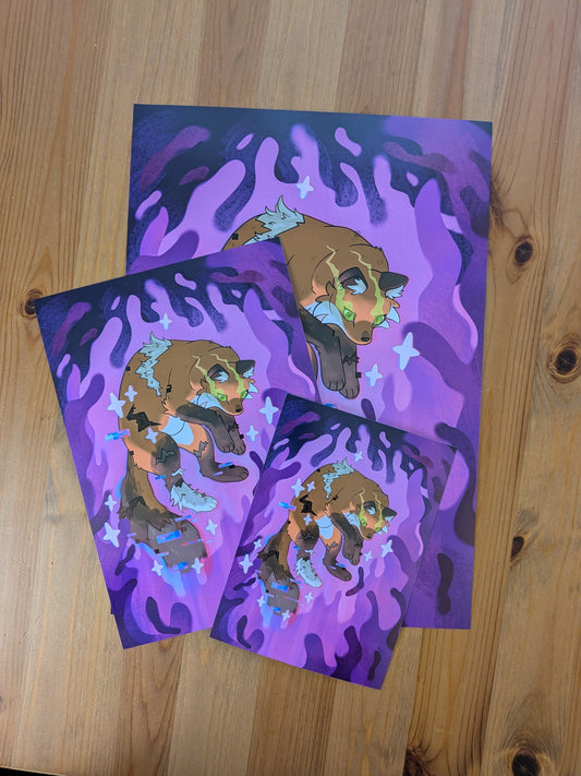 Integactic Fox Print