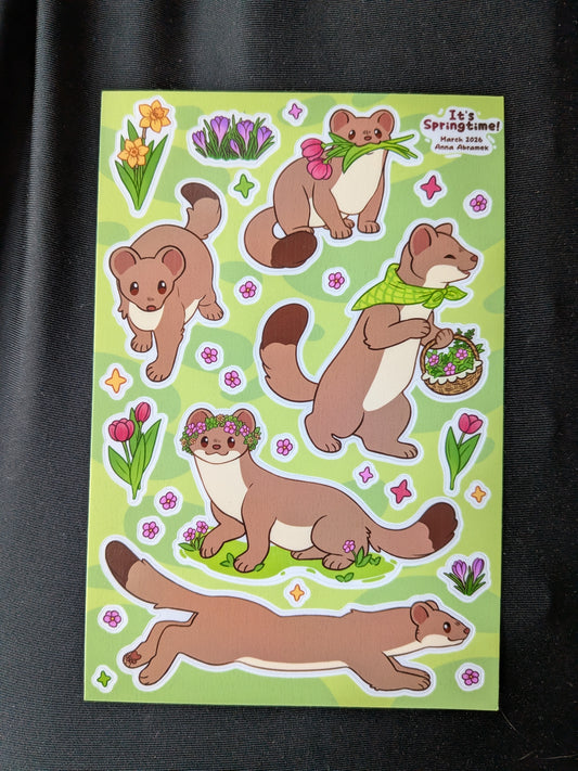 It's springtime sticker sheet