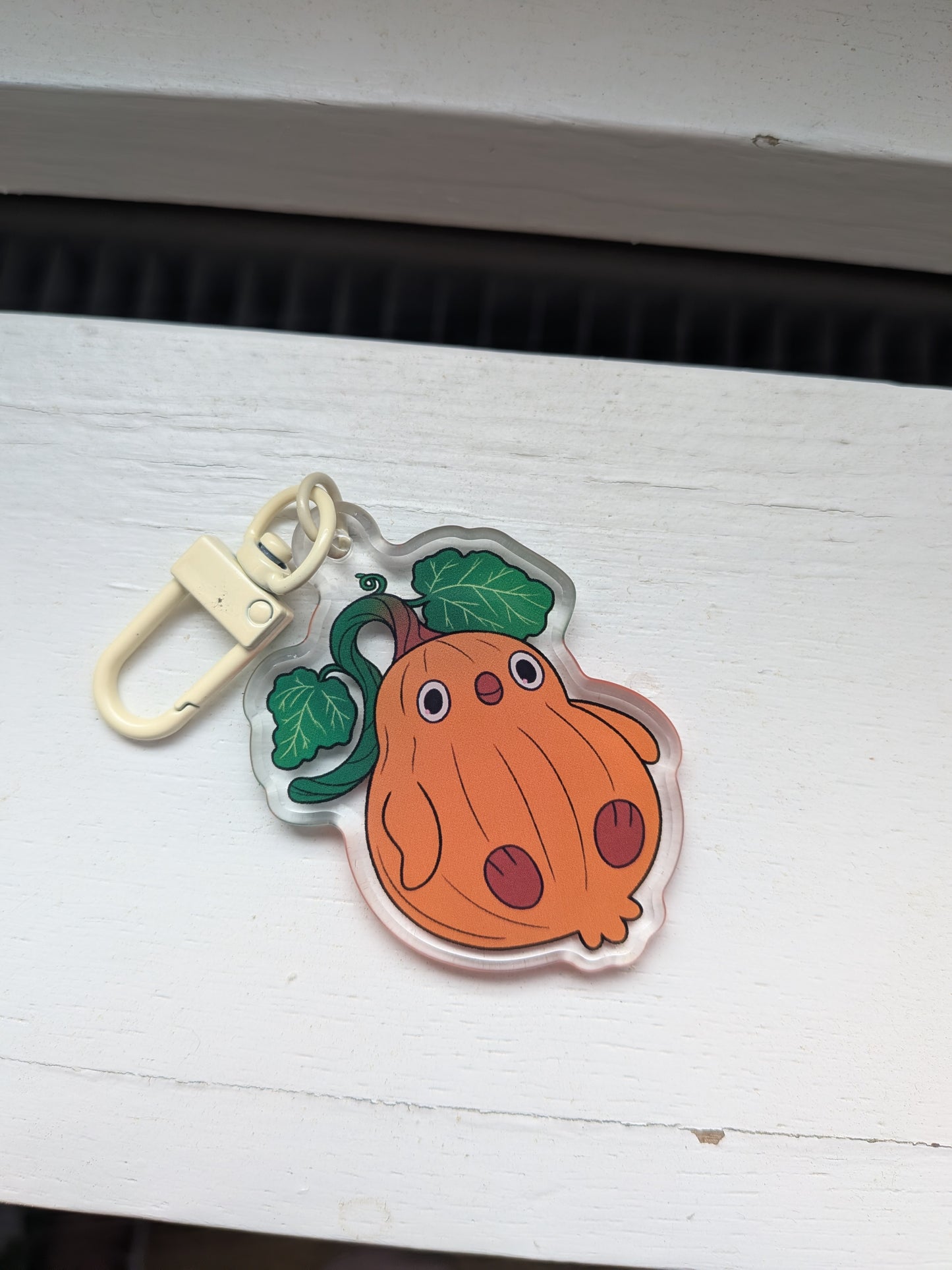Pumpkin Penguin Keychain