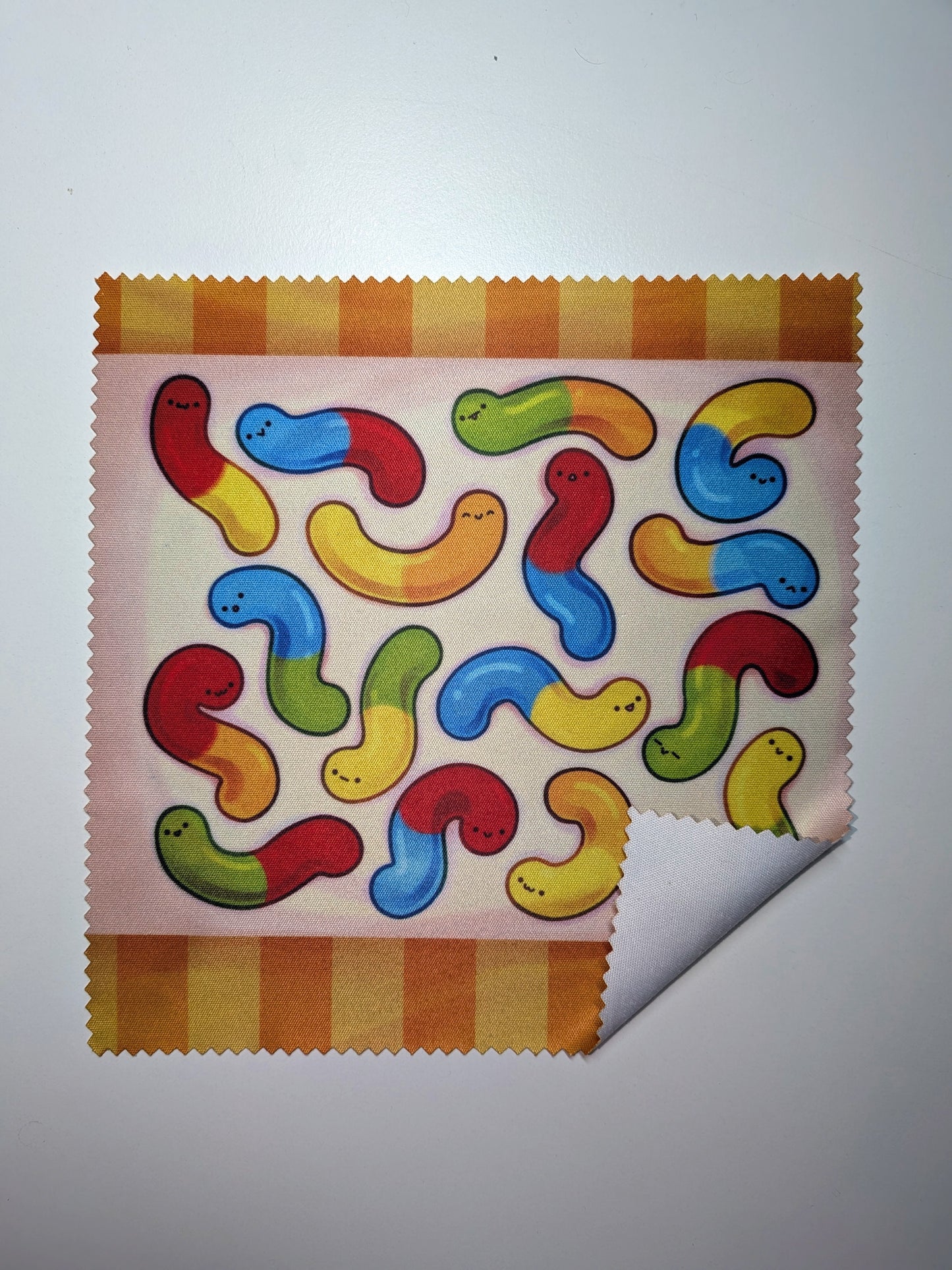 Gummy Worm Pack Mircrofibre Glass Cleaning Cloth