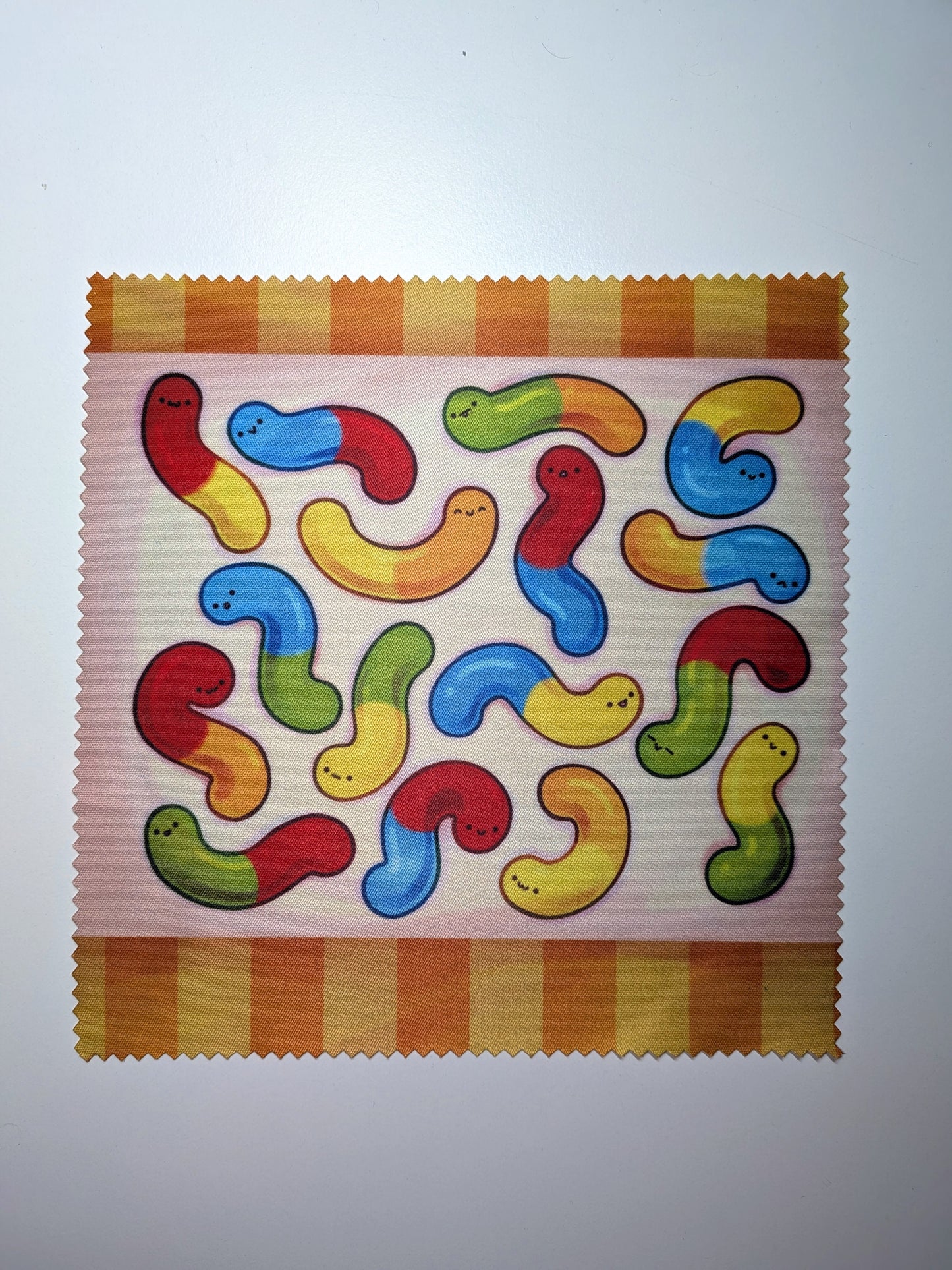 Gummy Worm Pack Mircrofibre Glass Cleaning Cloth