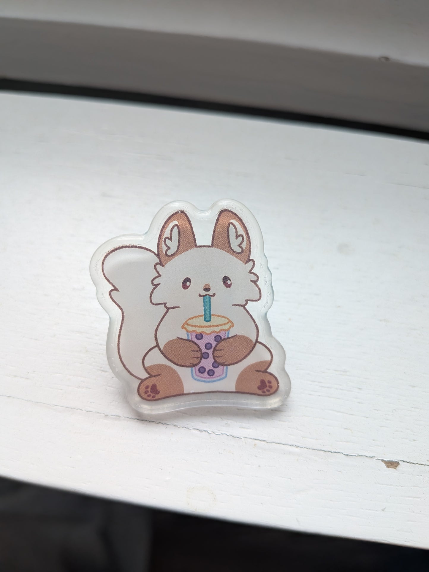 Bubble tea pin